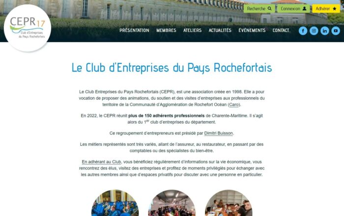 Nouveau site Web